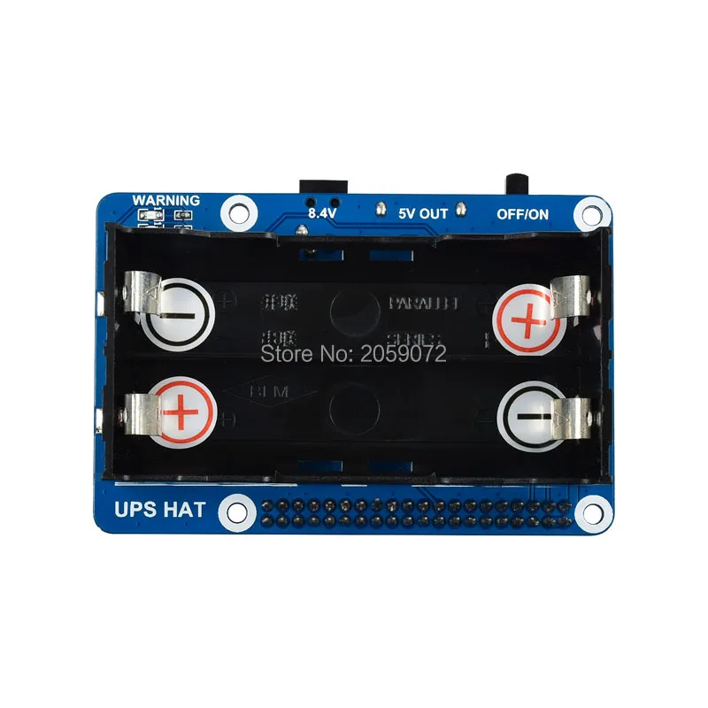 Fuente de alimentación ininterrumpida Raspberry Pi UPS HAT Salida de alimentación estable de 5 V - imagen 3
