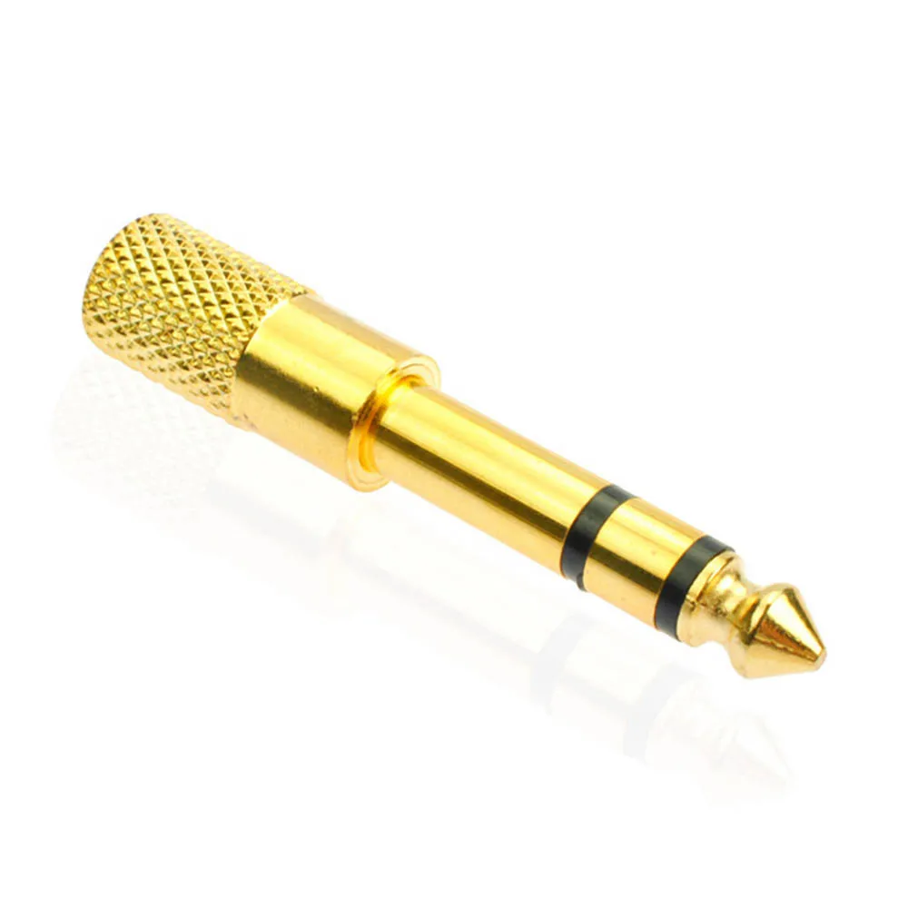 Adaptador de Audio hembra de 6,5 MM macho a 3,5 MM, conector Jack chapado en oro para auriculares, micrófono, amplificador de guitarra, convertidor auxiliar de 6,35 y 3,5mm - imagen 2