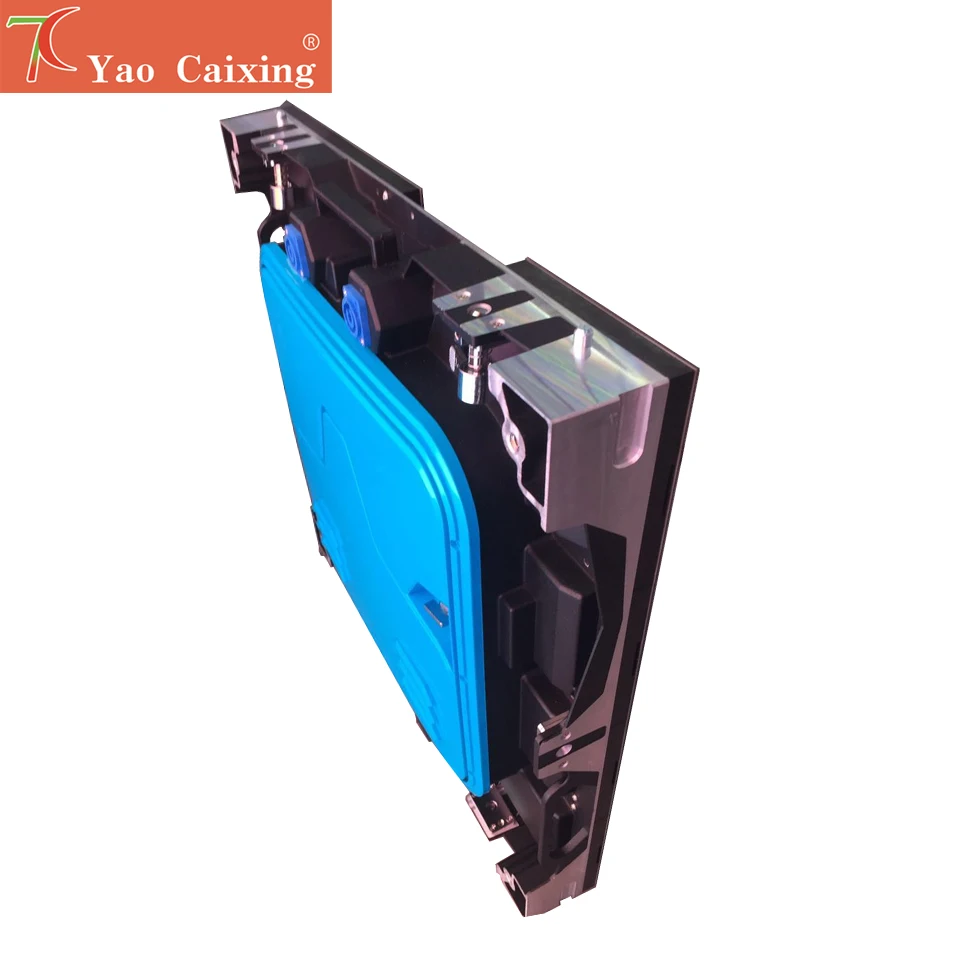 P2 interior 512x512mm matriz de puntos 256*256 píxeles gabinete de aluminio de alta resolución pantalla de visualización pared de vídeo - imagen 2