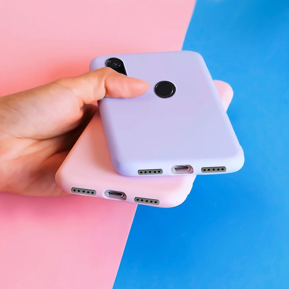 Fundas de teléfono para Xiaomi Redmi Note 7, funda de silicona de Color suave para Xiaomi Redmi 7 Redmi7, funda trasera Redmi Note 7 Coque - imagen 4