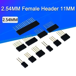 Cabezal Hembra 2,54mm Patas Largas Apilable Arduino Shield Stlxy