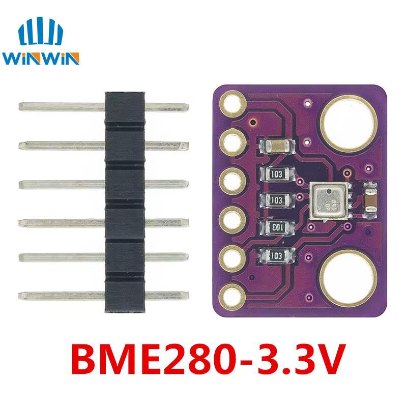 BME280 3,3 V 5V Sensor Digital temperatura humedad módulo Sensor de presión barométrica I2C SPI 1,8-5V módulo sensor BME280 - imagen 2