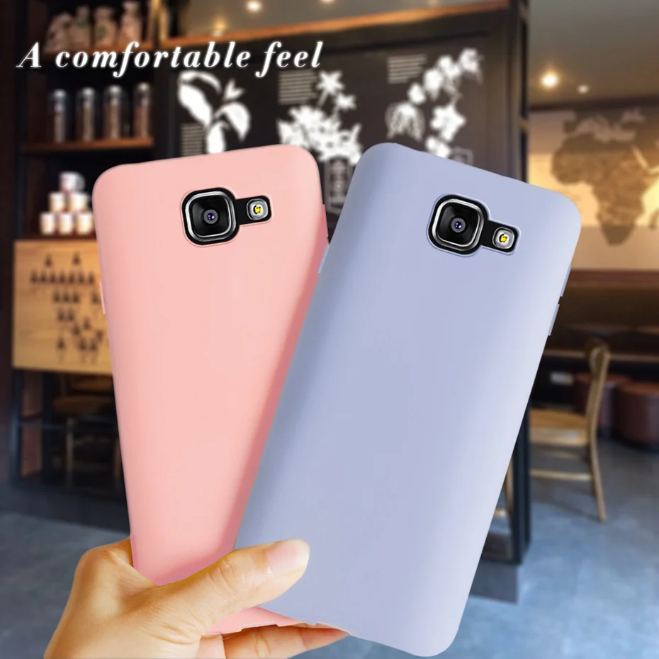 Para Samsung A5 2016 2017 funda de teléfono de silicona de color suave para Samsung Galaxy A 5 A5 2016 2017 A510F A520F funda Fundas - imagen 3