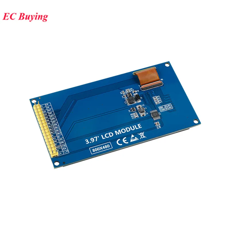 Pantalla LCD TFT de 3,97 pulgadas, módulo de pantalla táctil de resistencia IPS de 3,97 ", vista completa HD 800*480 C51 STM32, controlador NT35510 DIY para Arduino - imagen 3