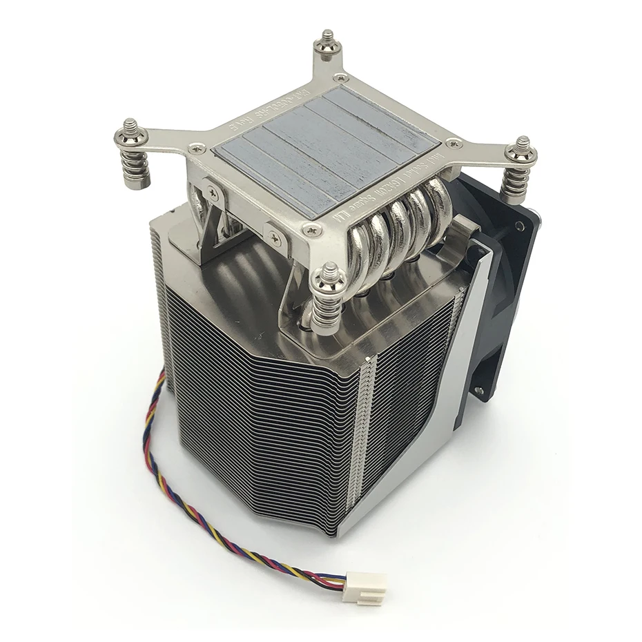 COOLSERVER-enfriador de CPU R19 4U, 5 tubos de calor, carcasa de escritorio, ventilador silencioso para LGA2011, 2066, 115X, estación de trabajo, radiador de computadora - imagen 4