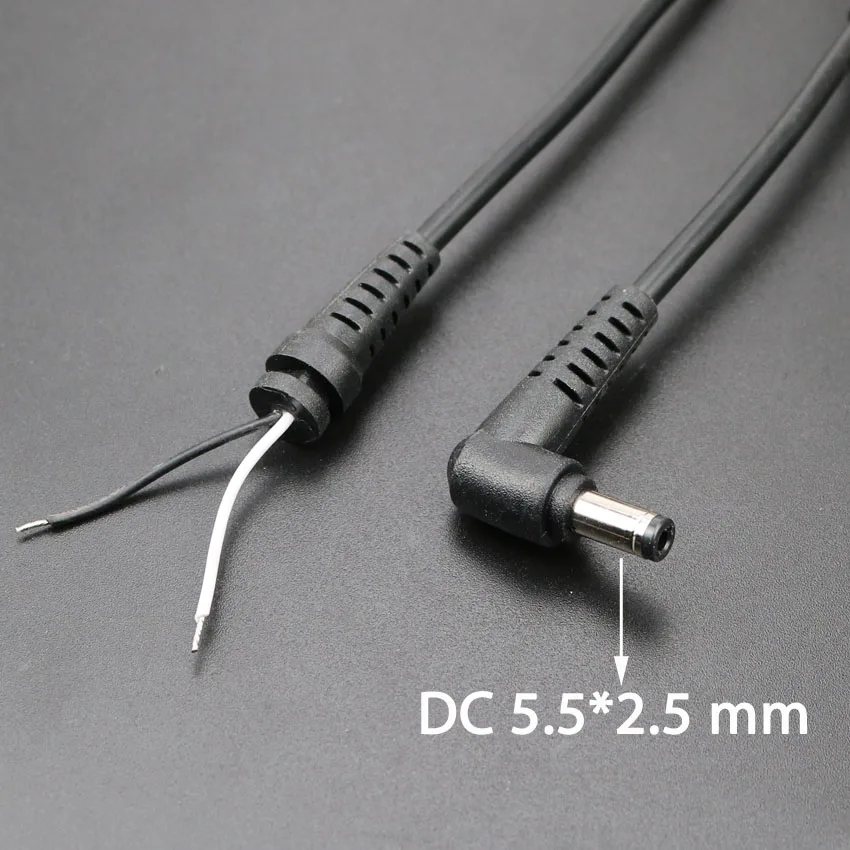Alimentación de ordenador portátil DC 5,5x2,5, 2,1X4,8, 1,7x7,4, 5,0x5,0 MM, conector Jack DC, adaptador de enchufe, Cable cargador para Asus, Lenovo, Samsung, HP - imagen 2
