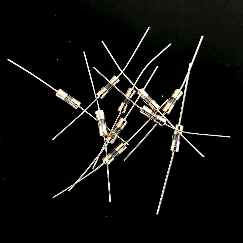 10 tipos 100 unids/lote 3,6*10mm 250V doble Pin fusible de vidrio de soplado rápido Fith juego de mezcla de cables de plomo 0.5A 1A 2A 3A 3.15A 4A 5A 6.3A 8A 10A - imagen 3