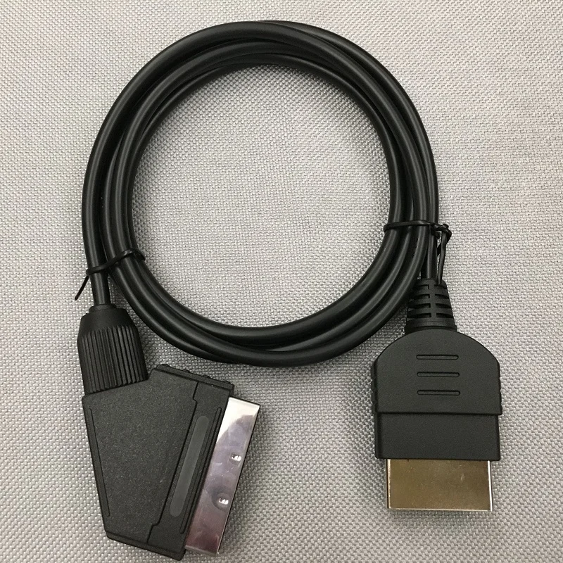Cable SCART de 1,8 m para cable de TV HD AV clásico de Microsoft Xbox - Accesorio para consola de juegos