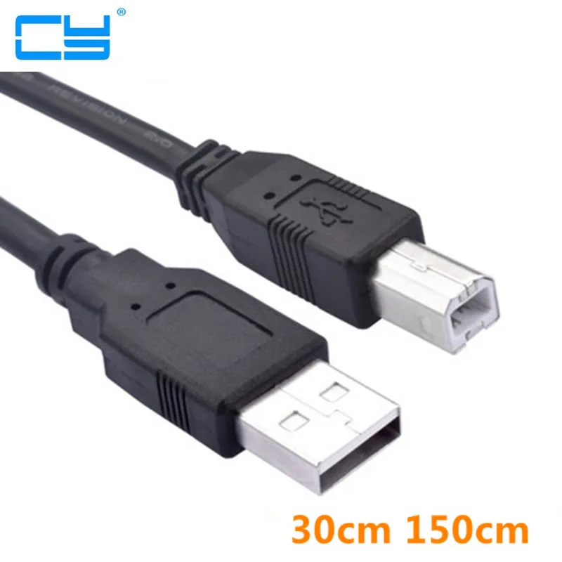 USB 2,0 tipo A macho a USB tipo B macho USB-B impresora escáner cable de disco duro 30cm 0,3 m 150cm 1,5 m 0,5 m 50cm - imagen 2