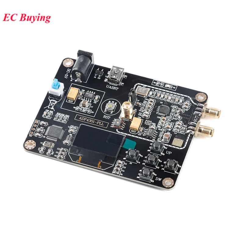 ADF4351 RF profesional 35M-4,4G módulo generador de señal preciso pantalla OLED Placa de desarrollo puerto USB sintetizador de frecuencia - imagen 3