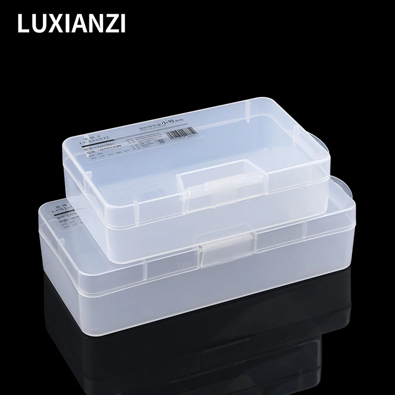 LUXIANZI-caja organizadora de plástico portátil para cosas pequeñas, contenedor de tornillos, caja de herramientas, caja de herramientas de joyería portátil, caja de almacenamiento - imagen 2