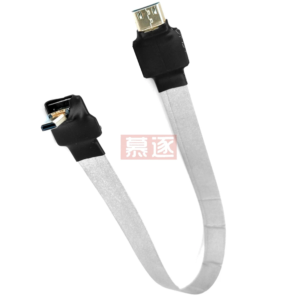 Mini HDMI-kompatibel zu Micro HD Kabel 1080p 3D adaptador de alta velocidad Gold Überzogen Stecker Tekst kamera monitor projektor noteboo - imagen 5