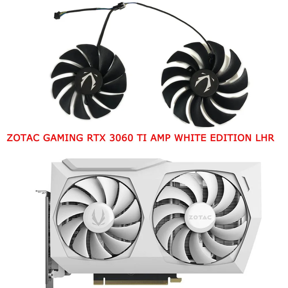 Ventilador de refrigeración GPU VGA para ZOTAC GAMING RTX 3070 Twin Edge,ZT-A30700E-10P,GAA8S2U + GA92S2U reemplaza CF1010U12S + CF9015H12S, 2 unidades/juego - imagen 5