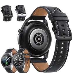 Correa de cuero para Samsung Galaxy Watch y Amazfit GTR/GTS