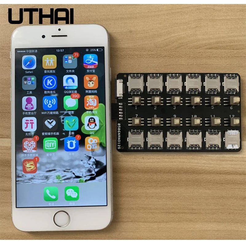 Adaptador SIM y lector de tarjetas para iPhone 5-XS - Gran capacidad - imagen 5