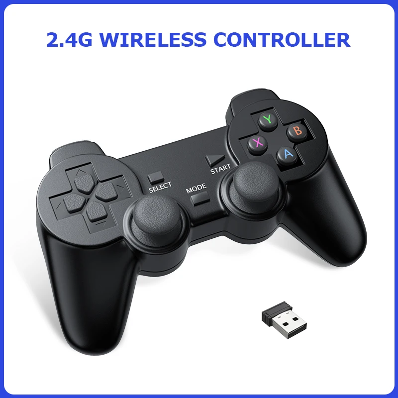Controlador/Joystick inalámbrico de 2,4G para consola de videojuegos Super consola X PRO/RG351V Gamepad para PSP/PC/TV Box/teléfono Android