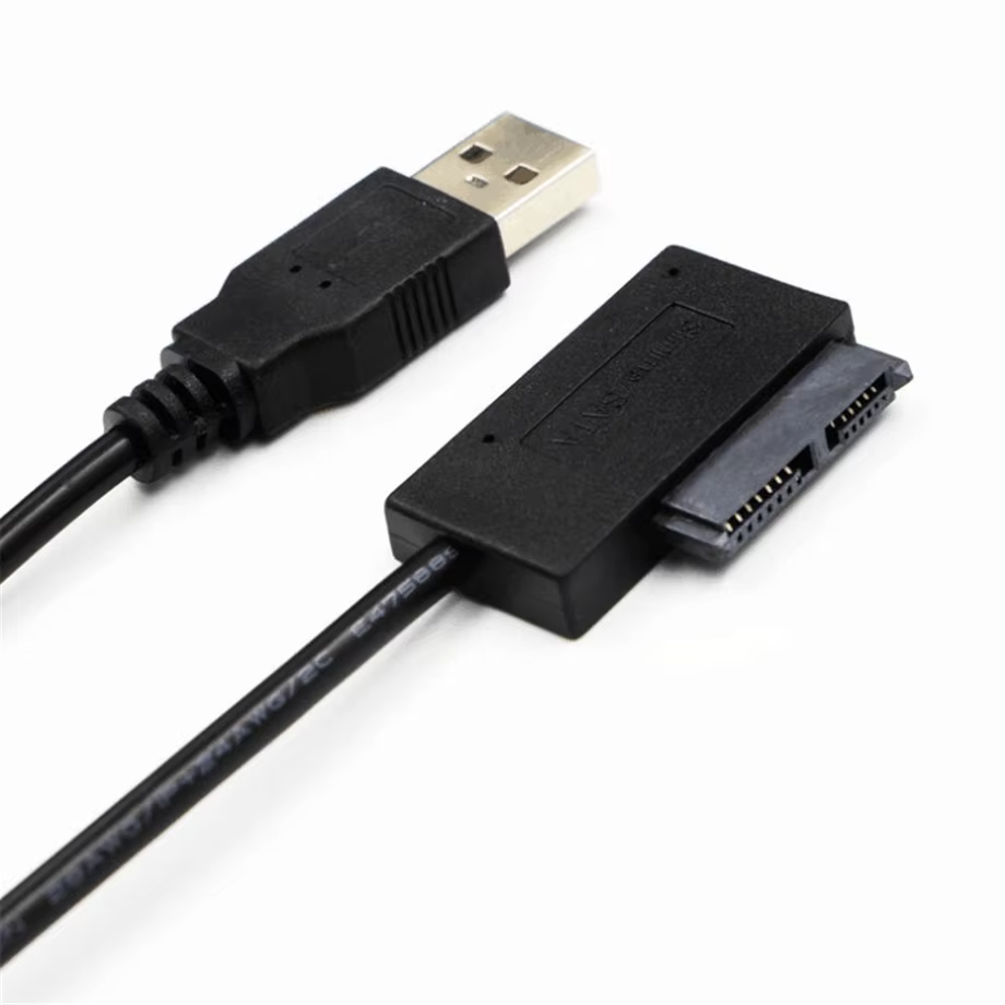 PzzPss Adaptador USB 2.0 a Mini SATA II para Caddy HDD - imagen 3