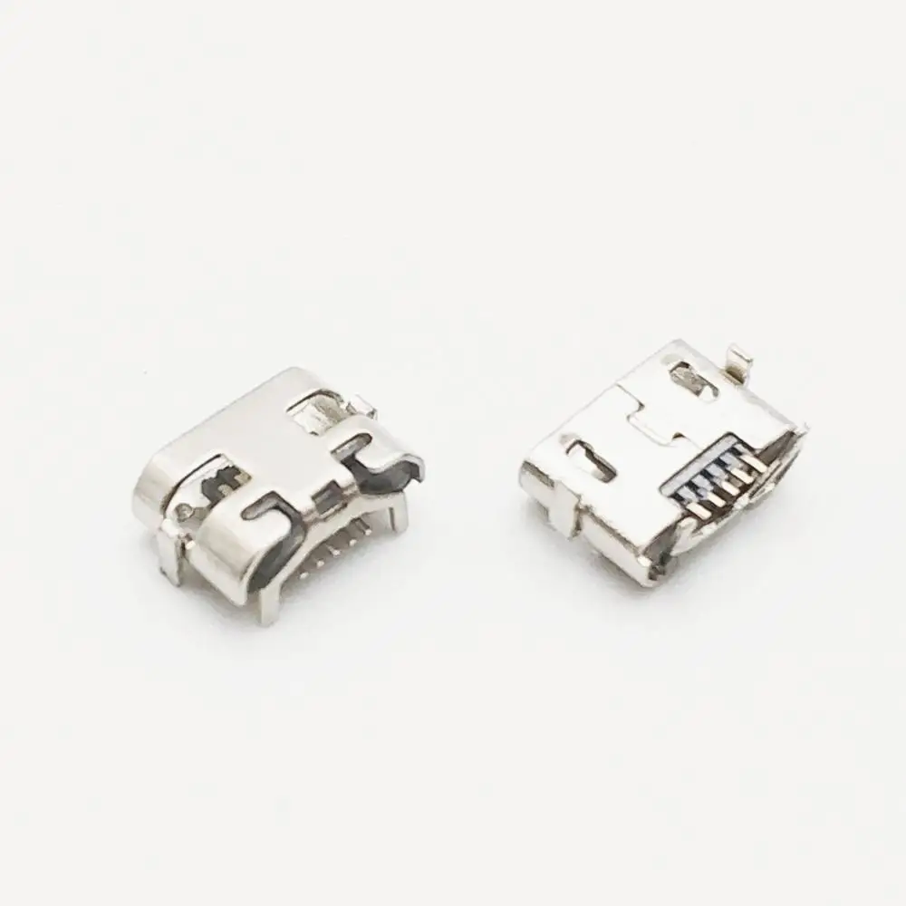 Puerto de carga móvil para HUAWEI HONOR Play, mini Conector Micro USB de 5 pines DIP2 para Huawei HONOR Play freely, HUAWEI Y5 II CUN-L01 Moto G5S, 100 Uds.