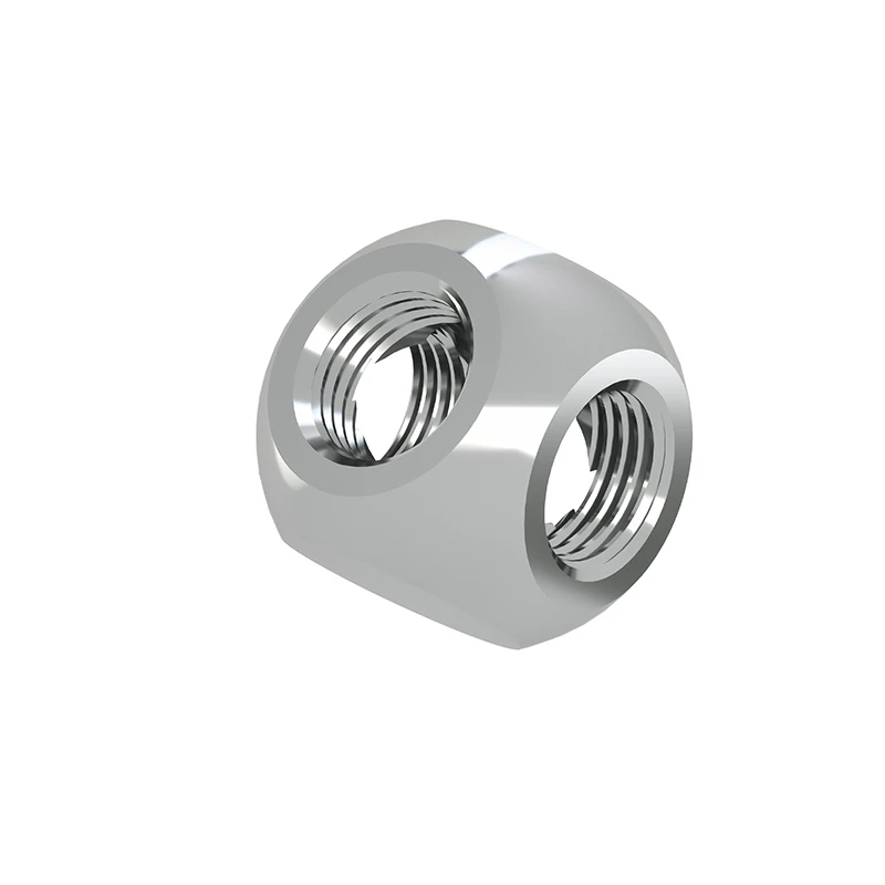 Barrow G1/4 "divisor de 4 vías, caja de PC Kit de refrigeración por agua accesorios de cobre accesorios cúbicos de 4 vías, negro blanco plata oro, TLFT4T-A01 - imagen 5