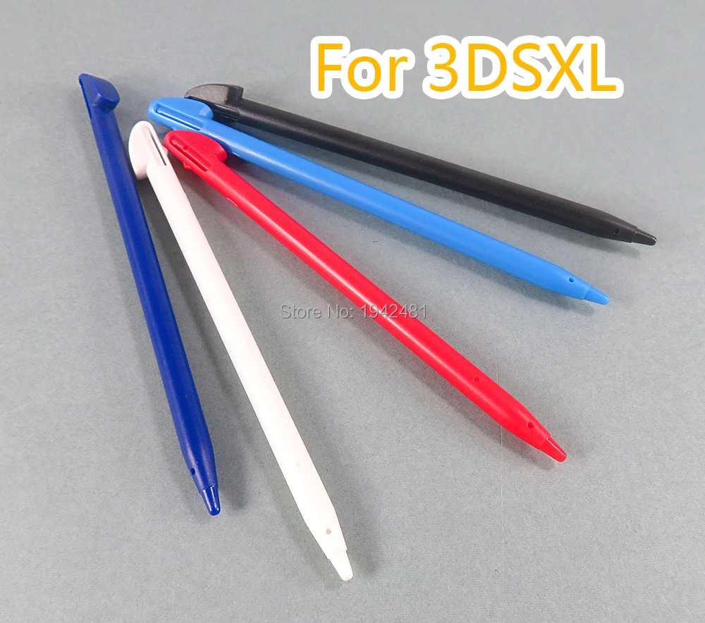Bolígrafo de plástico para pantalla táctil de Nintendo 3DS XL, accesorios de juego 3ds LL, Stylus estilo B para 3dsll, 100 Uds.