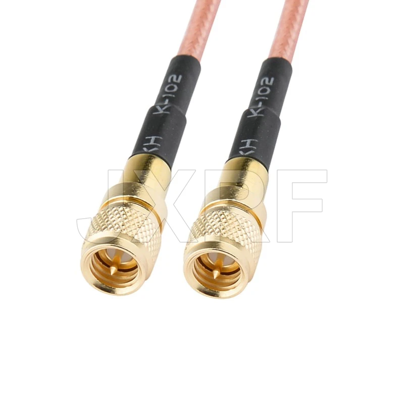 Conectores compatibles con JXRF Microdot macho 10-32UNF M5 a 10-32UNF cable de súper bajo ruido