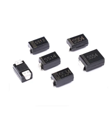 100 unids/lote SS14 SS24 SS34 SS54 SMA 1N5819 SR240 1N5822 1N5824 DO-214AC chip de diodo rectificador schottky SMD nuevo - imagen 2