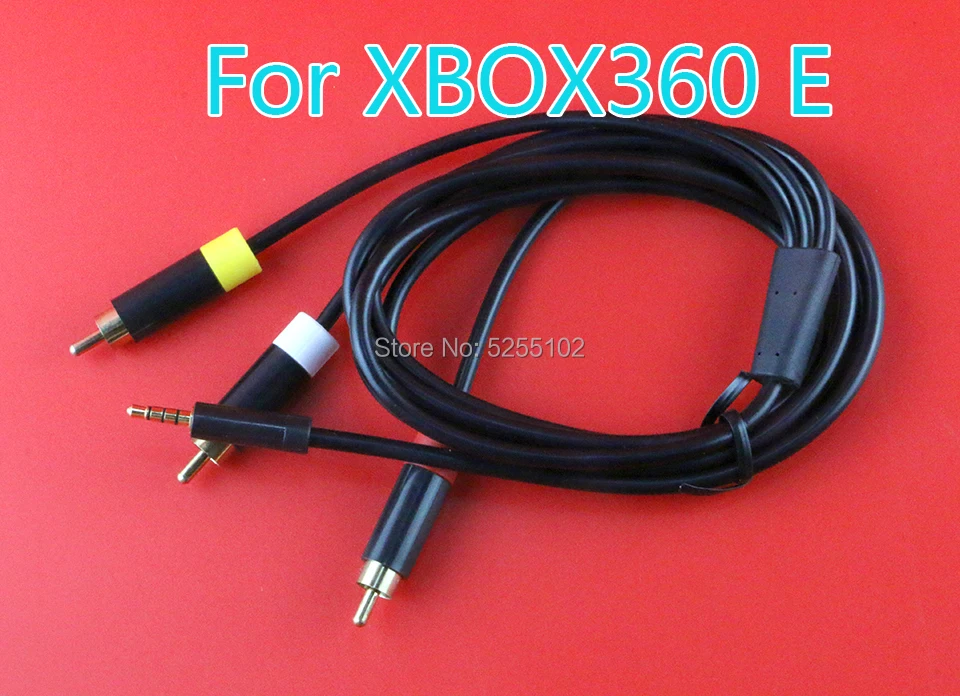 20 piezas para XBOX 360E Cable AV conexión de Audio y vídeo para Microsoft Xbox 360E Videojuego Cable AV de sonido Digital de alta calidad