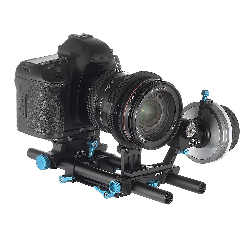 FOTGA DP500IIS 15mm soporte de riel de varilla placa base de queso para Sony ARRI RED A7 A7S A7R2 A7RM2 A6500 A7000 GH4 GH5 - imagen 2