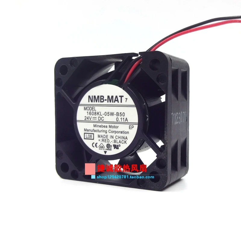 NMB-MAT-ventilador de refrigeración de ordenador industrial, inversor de 4cm, 24V, 0.11A, 4CM, 1608KL-05W-B50, nuevo y original, 4020 - imagen 5