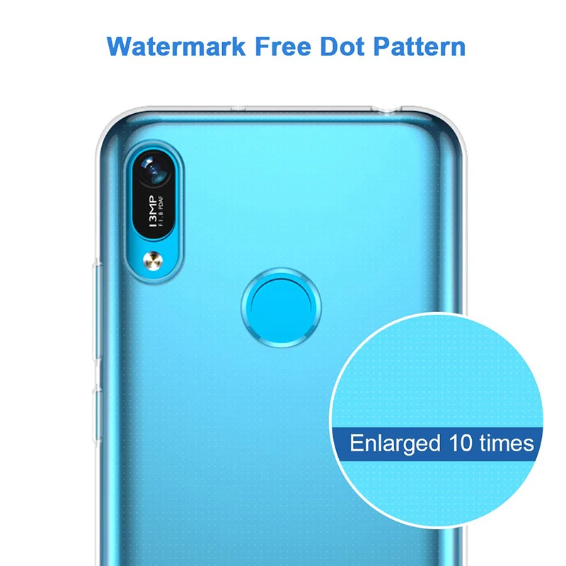 Fundas transparentes para teléfono móvil Huawei Y6/Y6 Pro/Y6 Prime 2019, funda trasera de silicona transparente suave TPU Y6Pro Y6Prime - imagen 5