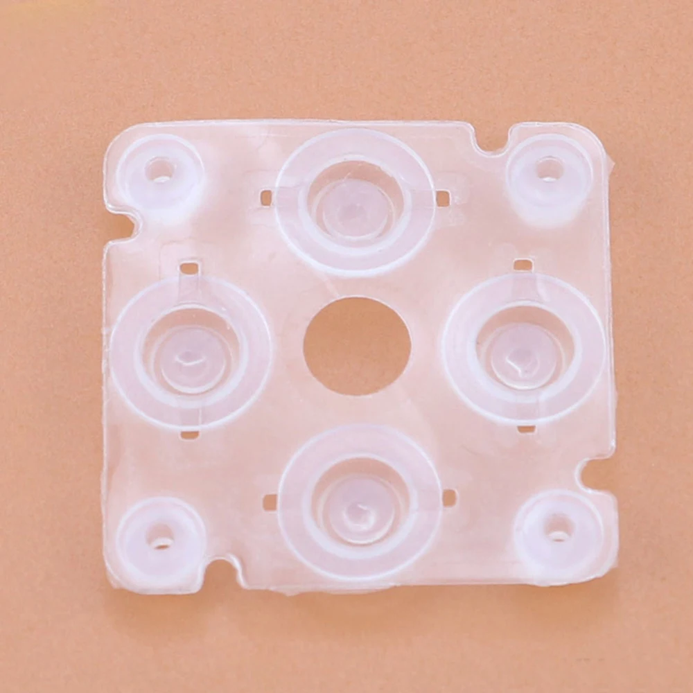 Goma conductora de silicona para Sony PSP2000/PSP3000, almohadilla de botón direccional transparente para mando PSP2000/3000 - imagen 2