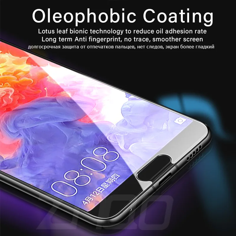 3 uds vidrio templado para Huawei P20 Pro P10 Plus P50 Protector de pantalla para Huawei P40 P30 P20 P10 Lite película protectora de vidrio - imagen 4
