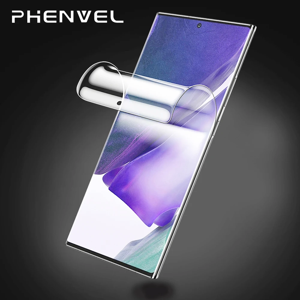 Película de hidrogel para Samsung Galaxy Note 10 Plus, Protector de pantalla de Gel para Galaxy Note 10 Lite, 9, 8, 20, película protectora trasera Ultra