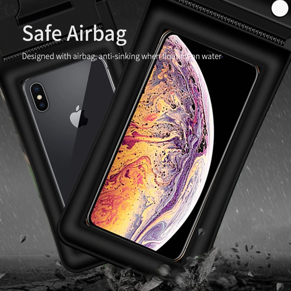 Essager-funda impermeable para iPhone 11, Xiaomi mi 8, Redmi Note 8, bolsa protectora para teléfono, cubierta Universal a prueba de agua para natación - imagen 4