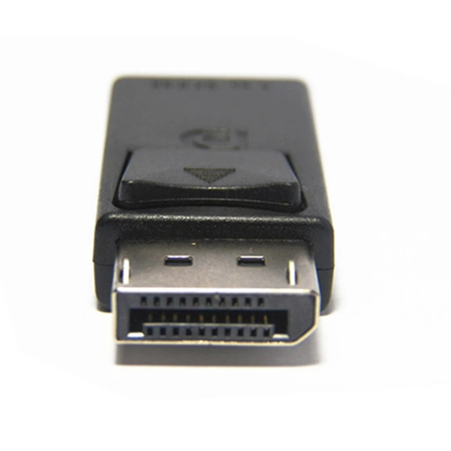 Adaptador de puerto de visualización DP macho a HDTV hembra, convertidor de DP-HDTV negro de alta calidad para PC HDTV - imagen 2