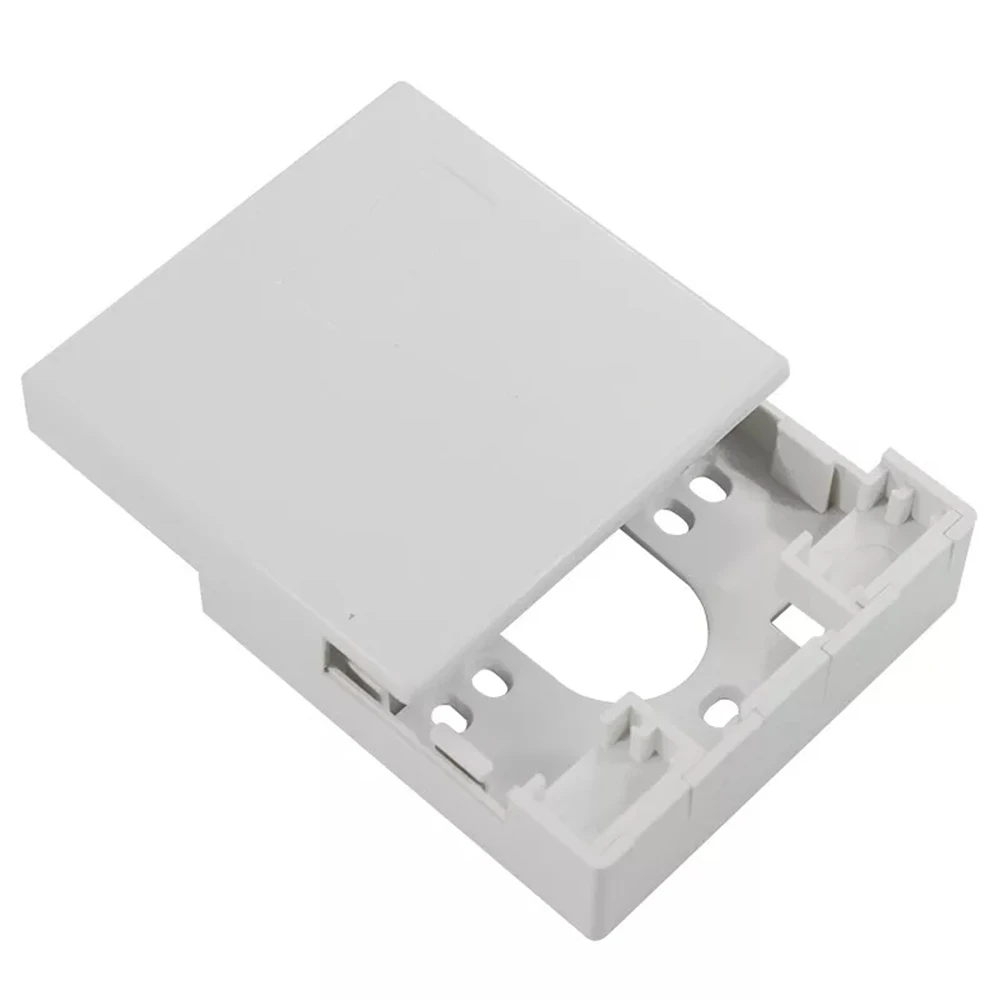 Cajón de caja de terminales FTTH, placa frontal de ABS tipo 86, montaje en pared, blanco, caja de plástico de 2 puertos, panel de conexión ELINK, 30 piezas - imagen 4
