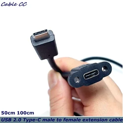 Cable Extensión USB-C Montaje Panel