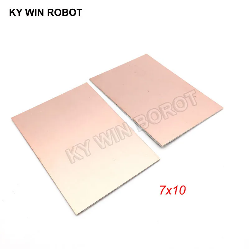 5 uds FR4 PCB placa revestida de cobre de doble cara DIY PCB Kit placa de circuito laminado 7x10cm - imagen 2