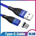 Blue Type C cable