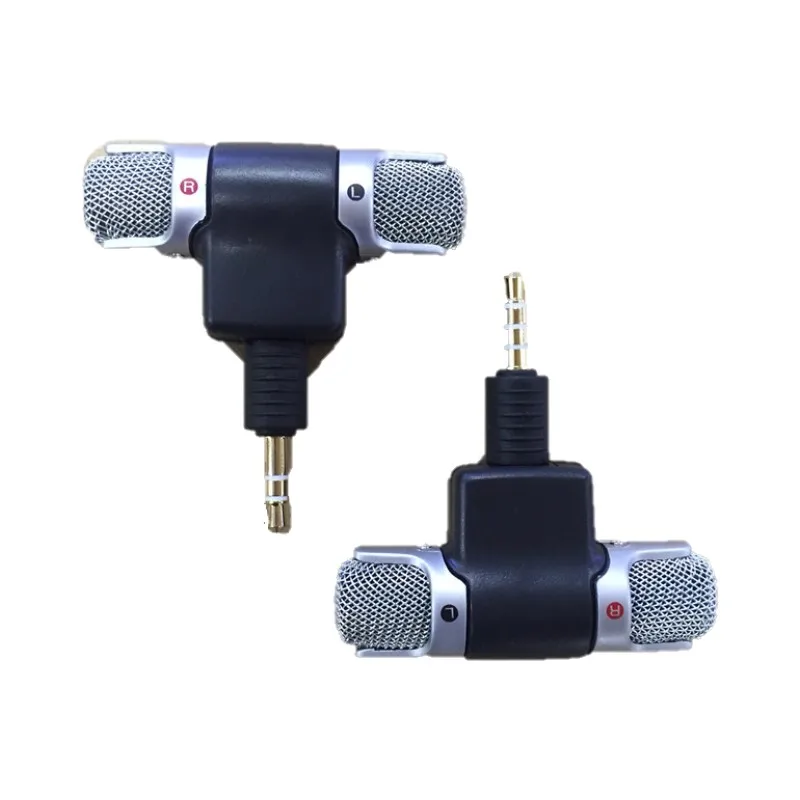 Mini micrófono portátil, grabadora Digital estéreo para teléfono profesional con enchufe Jack de 3,5mm - imagen 2
