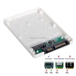 B+M Adaptador M.2 NGFF a SATA – con Estuche Blanco