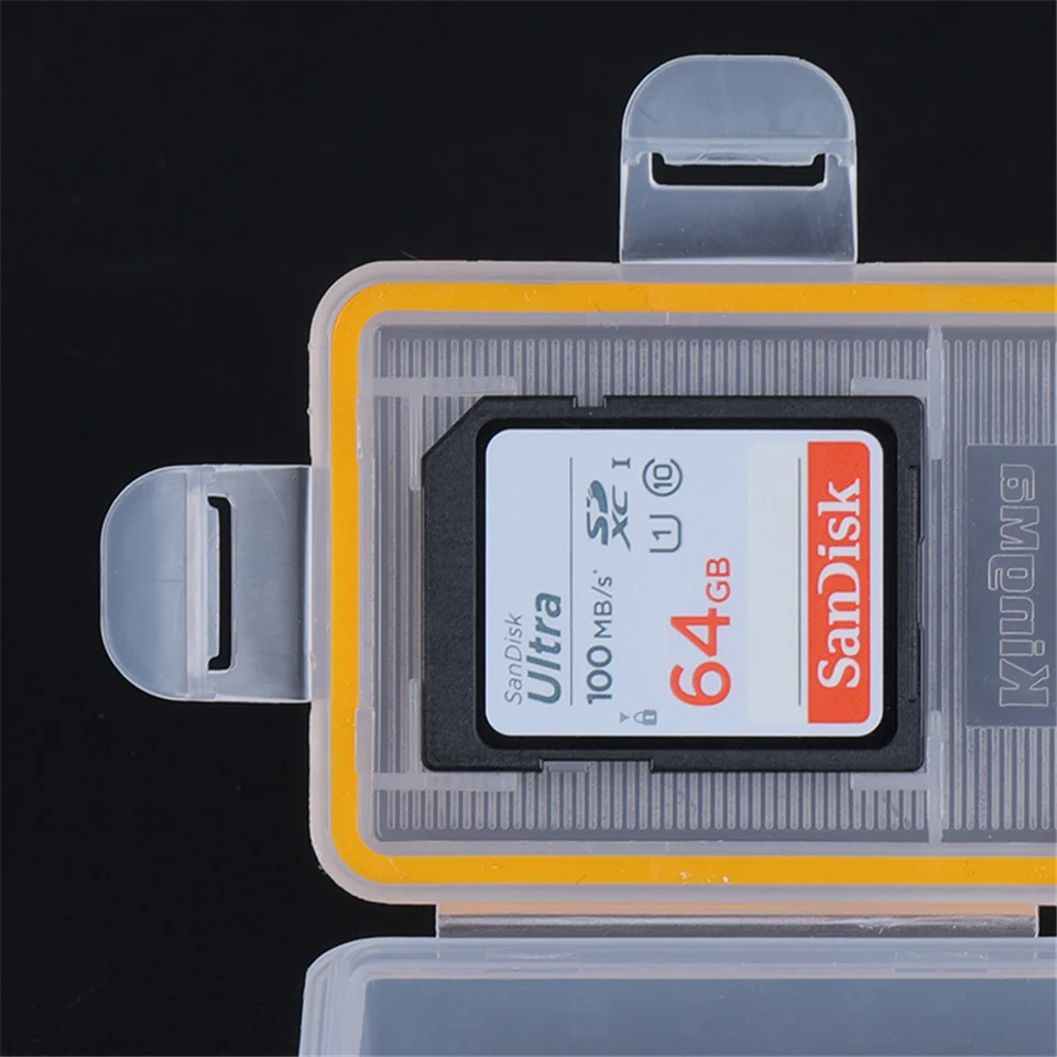 KingMa-caja de plástico para batería, caja de almacenamiento para Sony A7, A7II, A7S, A7R, A7RII, A3000, A5000, A5100, 6 piezas, NP-FW50, NPFW50 - imagen 4