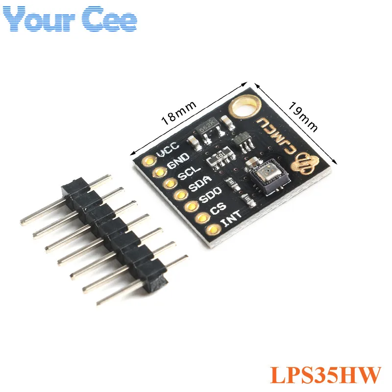 CJMCU-35 LPS35HW Sensor de altura piezoresistivo de presión Digital I2C SPI módulo barómetro de humedad absoluta impermeable