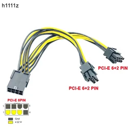 Adaptador PCIe 8 Pin a Doble 8 (6+2) para GPU – Minería Bitcoin