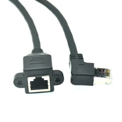Cable RJ45 Macho-Hembra Angular 90º Ethernet