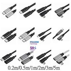 Cable USB-C 10Gbps Trenzado Nylon Carga Rápida PD 4K para MacBook iPad