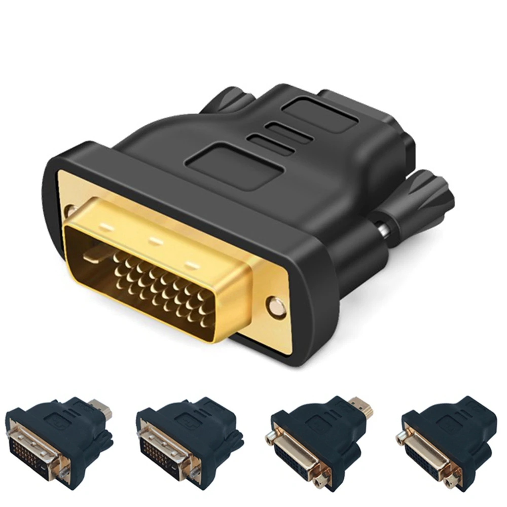 Adaptador DVI macho a hembra compatible con HD Adaptador conectado compatible con DVI (24 + 1) a HD L19 - imagen 2