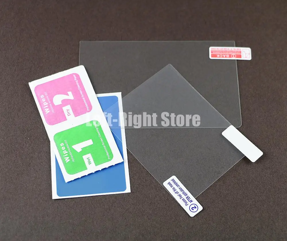 1PCS Top Tempered Glass LCD Screen Protector Bottom PET Clear Full Cover Protective Film Guard For Nintendo New 3DS XL LL - imagen 3