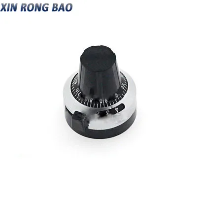 1 Uds 3590 3590S perilla de escala de precisión 6,35mm perilla de potenciómetro multivuelta para componentes electrónicos - imagen 3