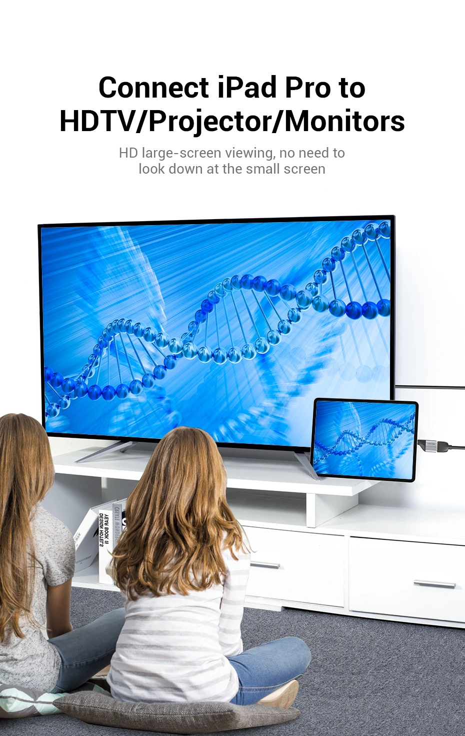 Adaptador USB C DisplayPort - iPad Pro a pantalla externa